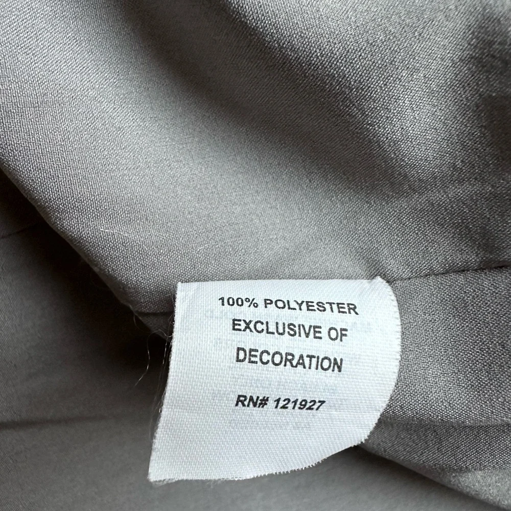 EUC Johnnie-O Wes Full Zip Fleece Vest Light Gray Size XL